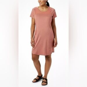 NWOT COLUMBIA Womens PLACE TO PLACE II DRESS - Dark Coral - Size S - 1476186